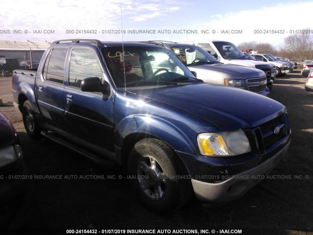 1FMZU67K15UA23885 - 2005 FORD EXPLORER SPORT TR  BLUE photo 1