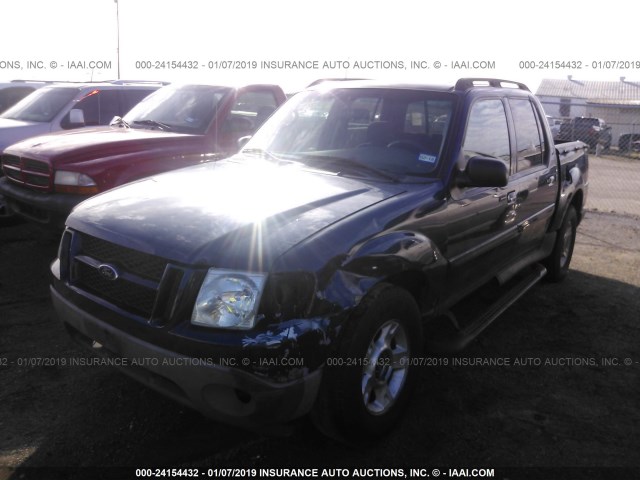 1FMZU67K15UA23885 - 2005 FORD EXPLORER SPORT TR  BLUE photo 2