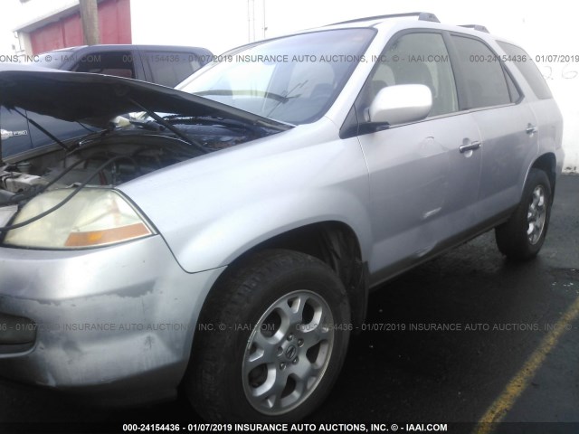 2HNYD186X1H504360 - 2001 ACURA MDX TOURING SILVER photo 6