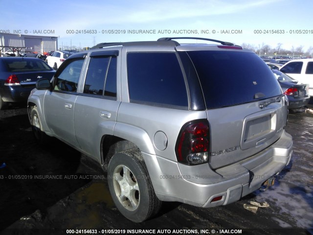 1GNDT13S742172488 - 2004 CHEVROLET TRAILBLAZER LS/LT GRAY photo 3