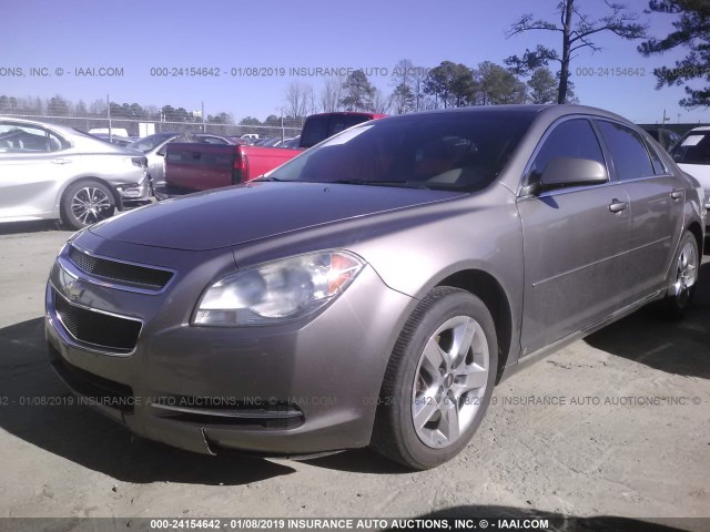 1G1ZC5EB9AF120330 - 2010 CHEVROLET MALIBU 1LT 深棕色 照片 2
