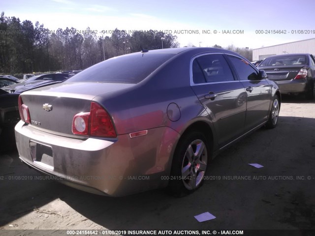 1G1ZC5EB9AF120330 - 2010 CHEVROLET MALIBU 1LT 深棕色 照片 4