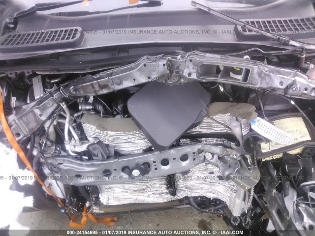 1FMCU0F75JUD00239 - 2018 FORD ESCAPE S GRAY photo 10