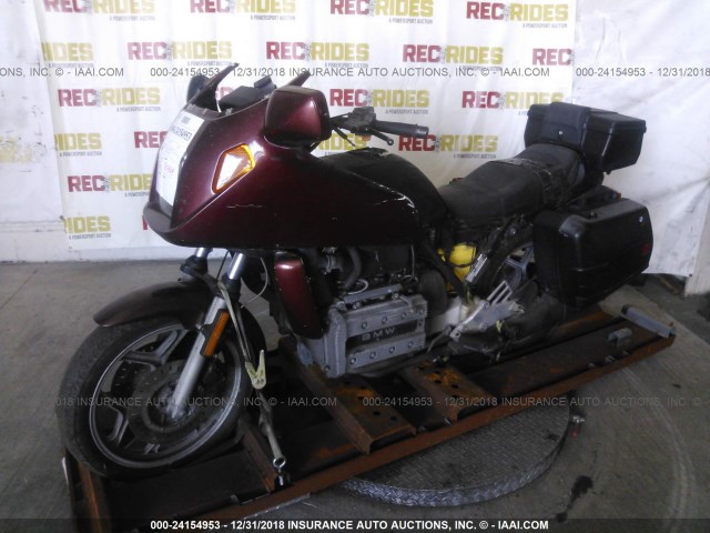 WB1051408F0053259 - 1985 BMW K100 RT BURGUNDY photo 2