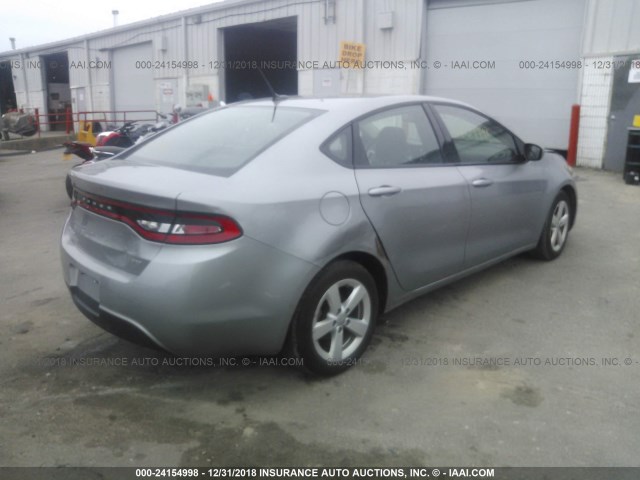 1C3CDFBB7FD380396 - 2015 DODGE DART SXT GRAY photo 4