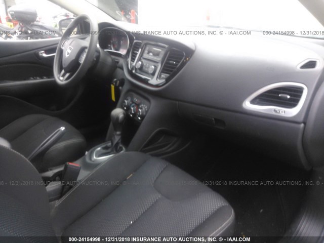 1C3CDFBB7FD380396 - 2015 DODGE DART SXT GRAY photo 5