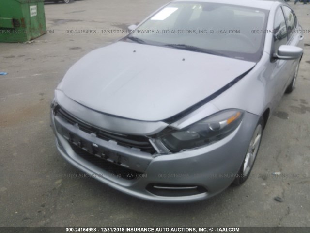 1C3CDFBB7FD380396 - 2015 DODGE DART SXT GRAY photo 6