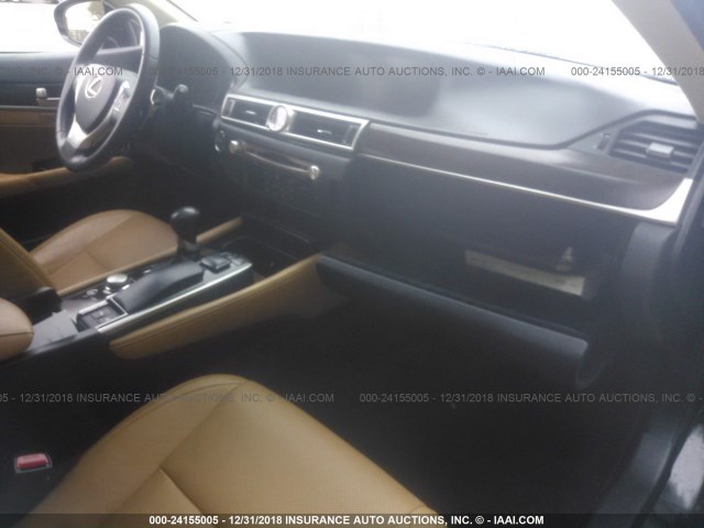 JTHCE1BL8D5008270 - 2013 LEXUS GS 350 BLACK photo 5