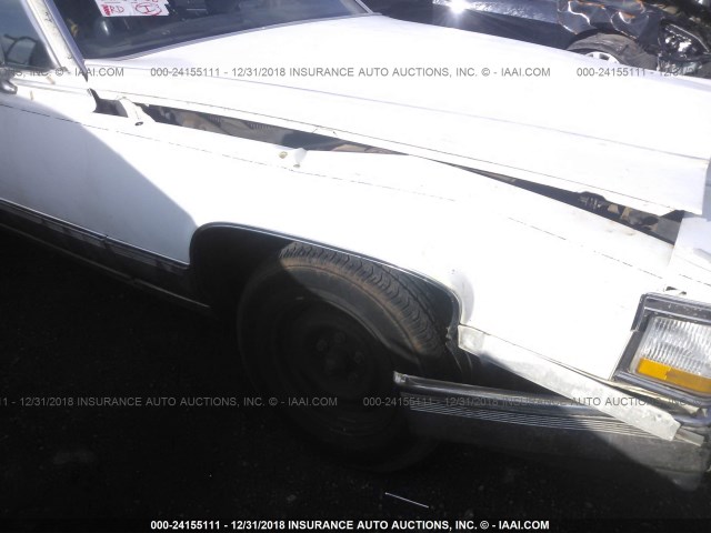 1G6DW5470LR716095 - 1990 CADILLAC BROUGHAM WHITE photo 6