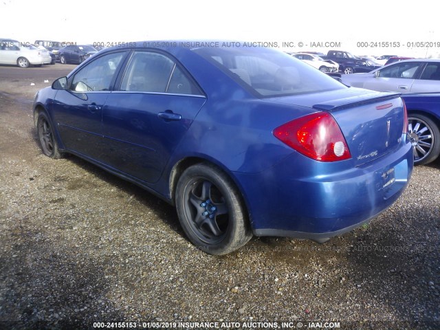 1G2ZG58N374154449 - 2007 PONTIAC G6 SE BLUE photo 3