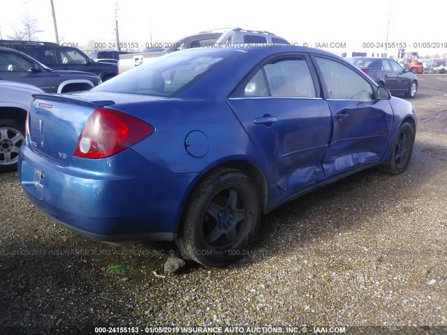 1G2ZG58N374154449 - 2007 PONTIAC G6 SE BLUE photo 4