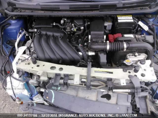 3N1CE2CP2GL401729 - 2016 NISSAN VERSA NOTE S/S PLUS/SV/SL/SR BLUE photo 10