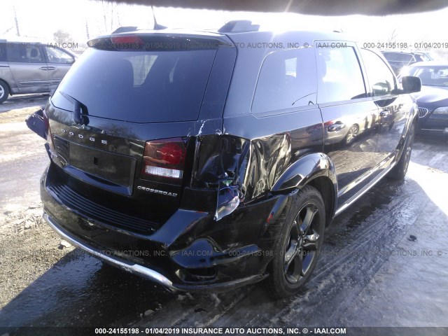 3C4PDDGG2JT491768 - 2018 DODGE JOURNEY CROSSROAD BLACK photo 4