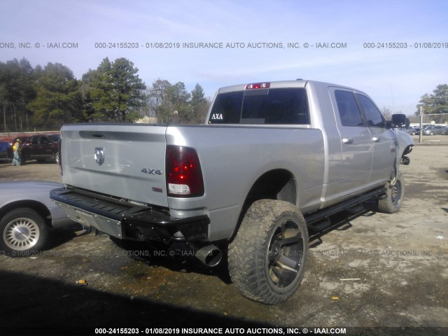 3C6UD5ML5CG166447 - 2012 DODGE RAM 2500 SLT SILVER photo 4