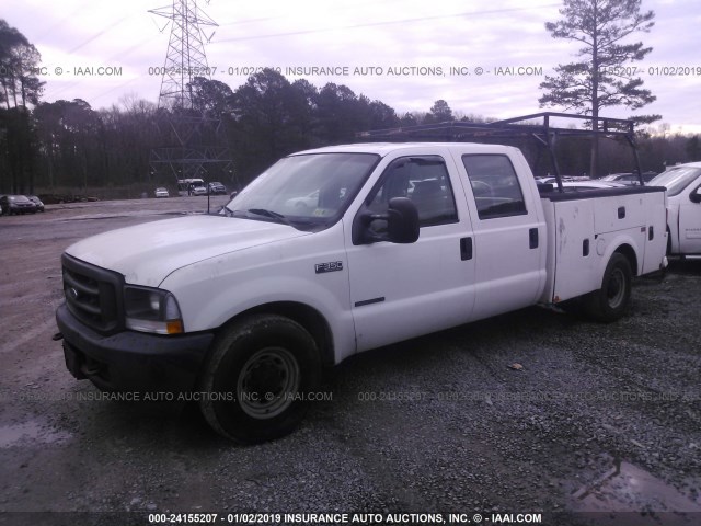 1FTSW30F72EC71866 - 2002 FORD F350 SRW SUPER DUTY WHITE photo 2