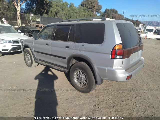 JA4LS21H62P003478 - 2002 MITSUBISHI MONTERO SPORT ES/SPORT LS SILVER photo 3