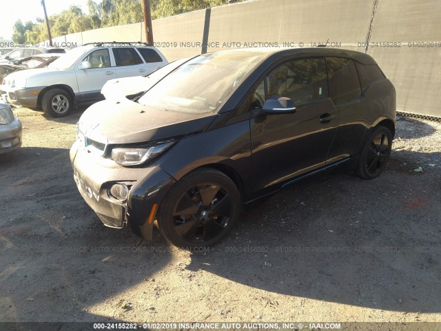 WBY1Z4C55EV274361 - 2014 BMW I3 REX GRAY photo 2