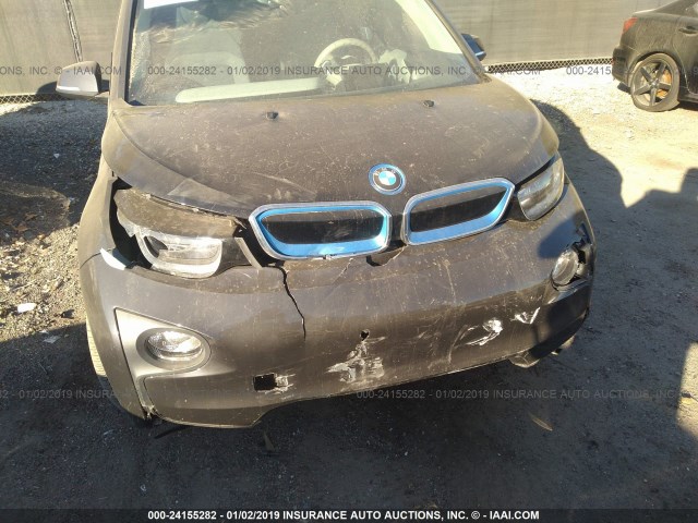 WBY1Z4C55EV274361 - 2014 BMW I3 REX GRAY photo 6