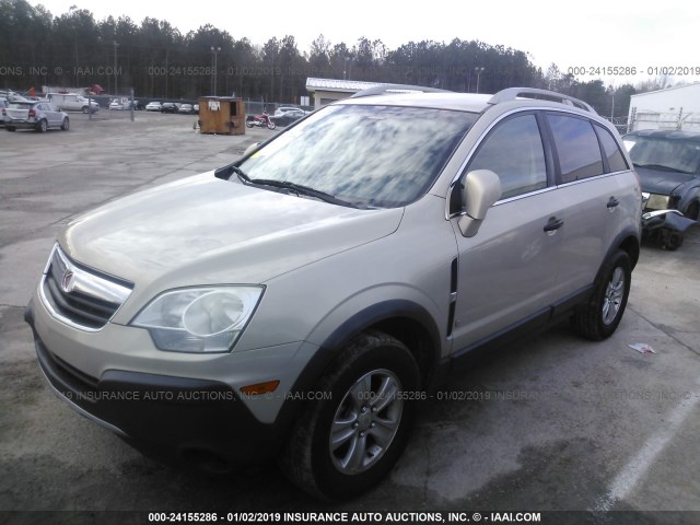 3GSCL33PX9S634733 - 2009 SATURN VUE XE BEIGE photo 2