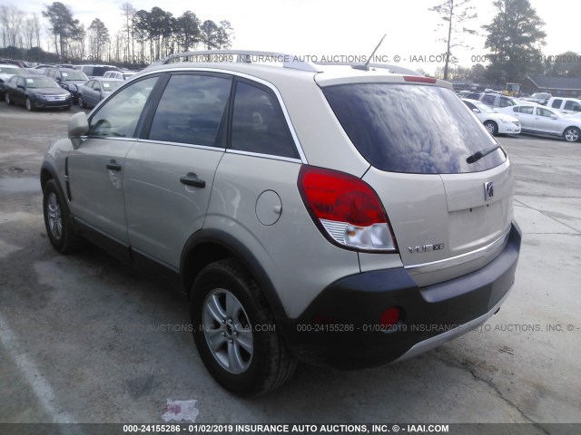 3GSCL33PX9S634733 - 2009 SATURN VUE XE BEIGE photo 3