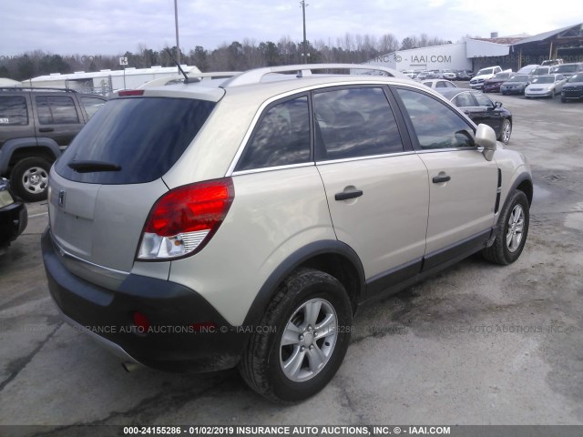 3GSCL33PX9S634733 - 2009 SATURN VUE XE BEIGE photo 4