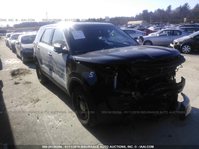 1FM5K8AR8HGB07811 - 2017 FORD EXPLORER POLICE INTERCEPTOR BLACK photo 1