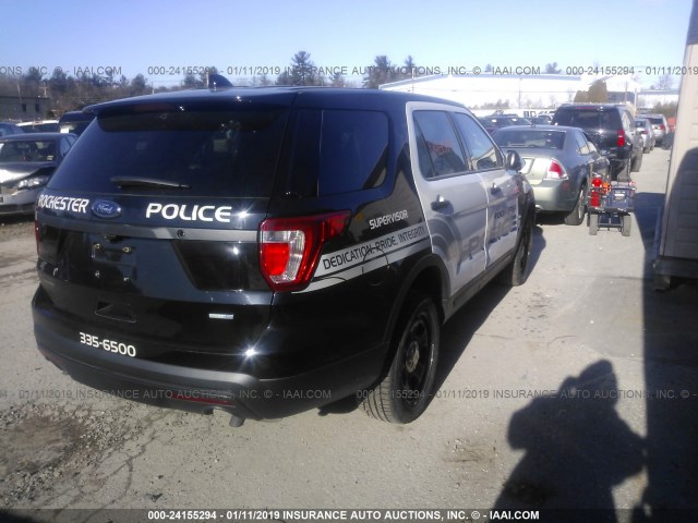 1FM5K8AR8HGB07811 - 2017 FORD EXPLORER POLICE INTERCEPTOR BLACK photo 4