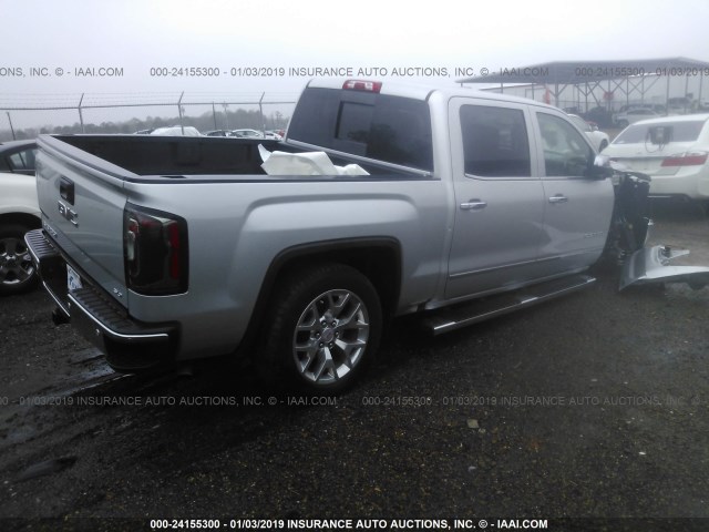 3GTU2NEC3JG350358 - 2018 GMC SIERRA K1500 SLT SILVER photo 4