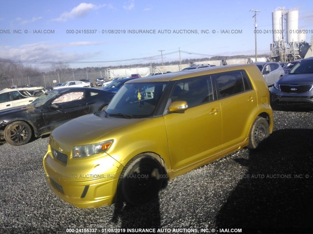 JTLKE50E381057533 - 2008 TOYOTA SCION XB GOLD photo 2