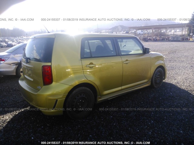 JTLKE50E381057533 - 2008 TOYOTA SCION XB GOLD photo 4