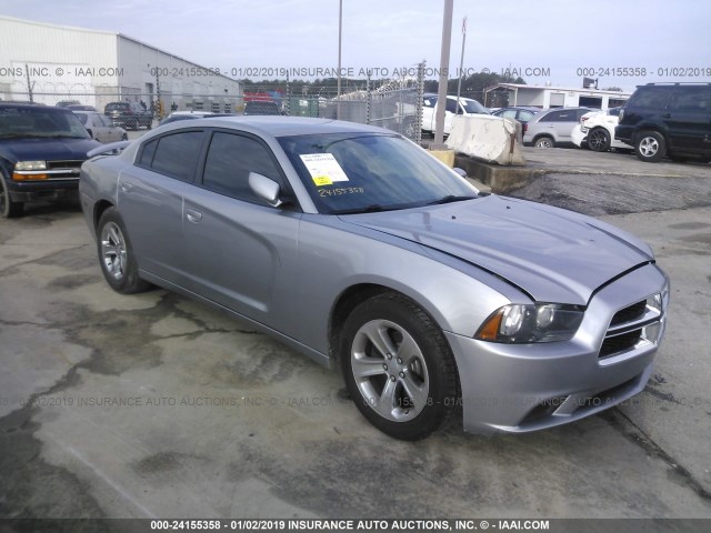 2C3CDXBG2EH344408 - 2014 DODGE CHARGER SE SILVER photo 1