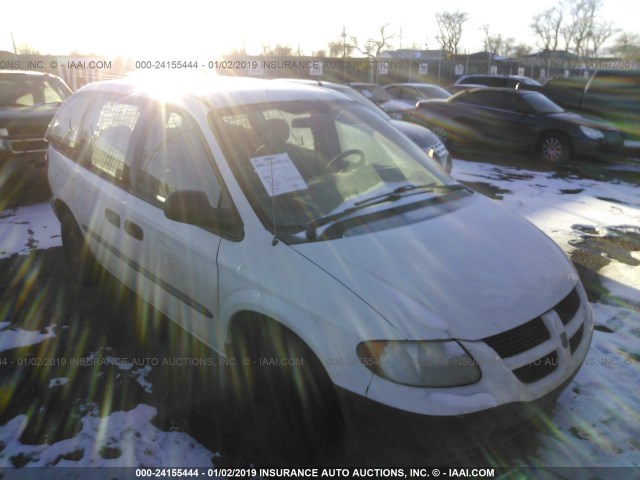 1D4GP21313B338386 - 2003 DODGE CARAVAN C/V WHITE photo 1