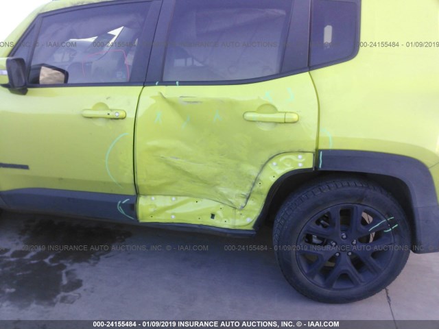 ZACCJABB6HPE94630 - 2017 JEEP RENEGADE LATITUDE GREEN photo 6