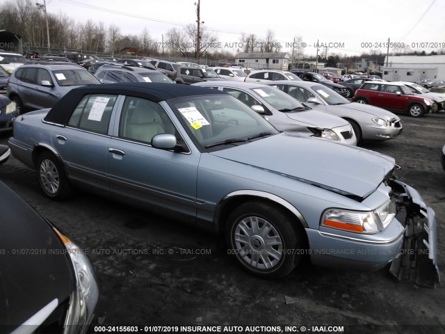 2MEFM74W15X627223 - 2005 MERCURY GRAND MARQUIS GS BLUE photo 1