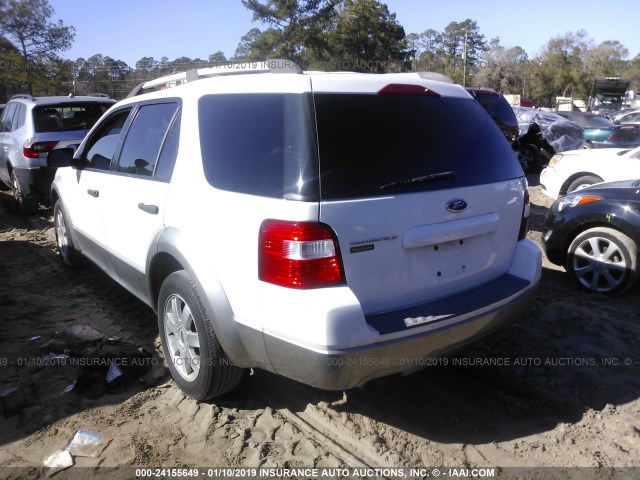 1FMZK01156GA13377 - 2006 FORD FREESTYLE SE WHITE photo 3