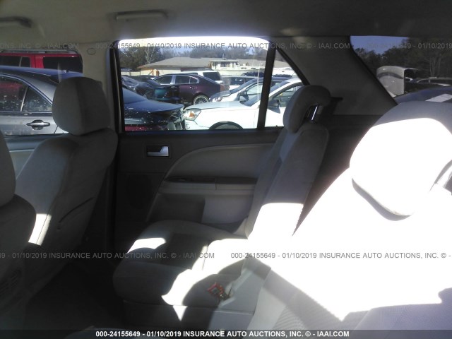 1FMZK01156GA13377 - 2006 FORD FREESTYLE SE WHITE photo 8