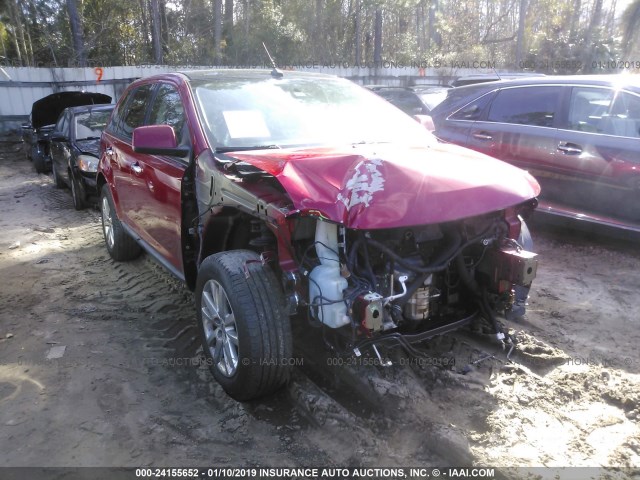 2FMDK3JCXBBA18959 - 2011 FORD EDGE SEL RED photo 1