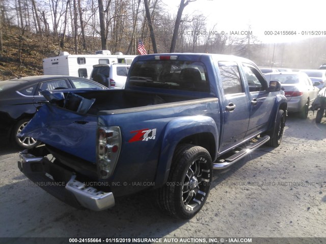 1GCDT136358286031 - 2005 CHEVROLET COLORADO BLUE photo 4