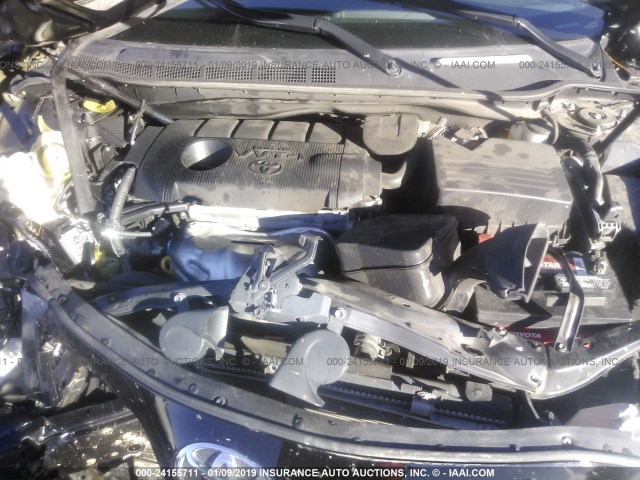 4T1BF3EK8BU205298 - 2011 TOYOTA CAMRY SE/LE/XLE BLACK photo 10