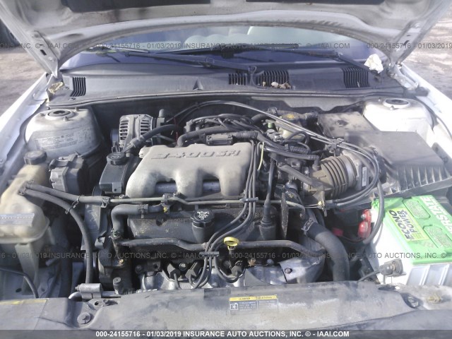 1G2NF52E94M547281 - 2004 PONTIAC GRAND AM SE1 WHITE photo 10