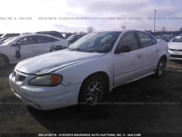 1G2NF52E94M547281 - 2004 PONTIAC GRAND AM SE1 WHITE photo 2