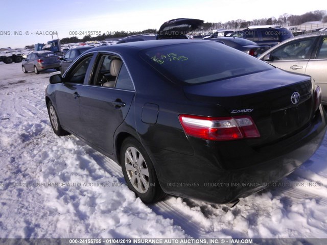 4T1BK46K69U594422 - 2009 TOYOTA CAMRY SE/LE/XLE BLACK photo 3