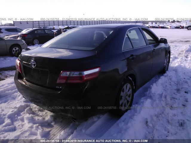 4T1BK46K69U594422 - 2009 TOYOTA CAMRY SE/LE/XLE BLACK photo 4