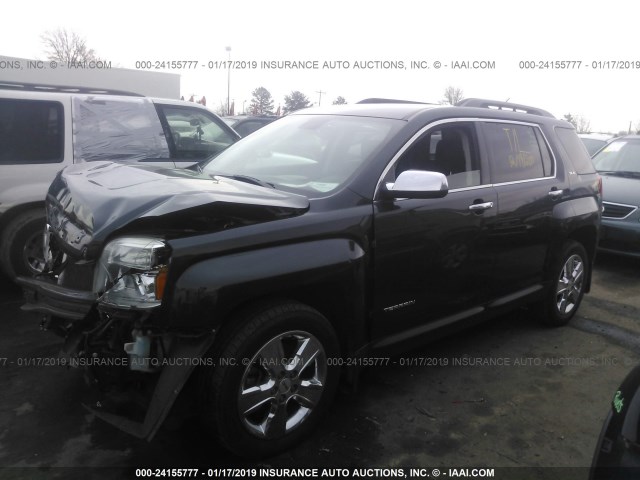 2GKALREK1E6102310 - 2014 GMC TERRAIN SLE GRAY photo 2