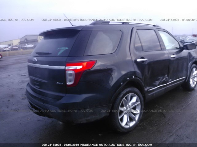1FMHK8D80CGA93041 - 2012 FORD EXPLORER XLT BLACK photo 6