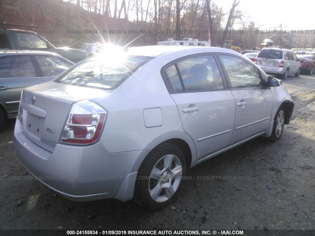 3N1AB61E47L710112 - 2007 NISSAN SENTRA 2.0/2.0S/2.0SL SILVER photo 4