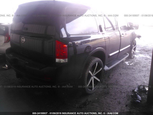 5N1BA0NF3AN620988 - 2010 NISSAN ARMADA PLATINUM BLACK photo 4