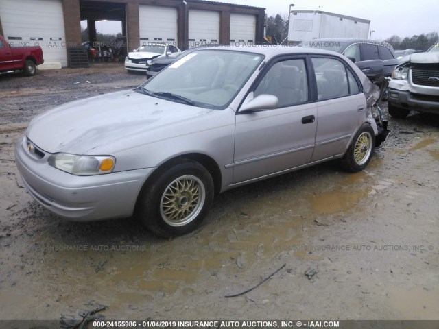 2T1BR18E5WC037998 - 1998 TOYOTA COROLLA VE/CE/LE Champagne photo 2