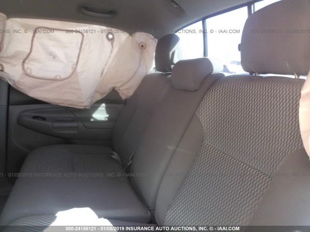 5TFJU4GN2FX078328 - 2015 TOYOTA TACOMA DOUBLE CAB PRERUNNER BLACK photo 8