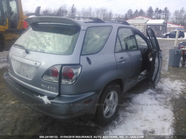 JTJHF10U020257279 - 2002 LEXUS RX 300 GRAY photo 4